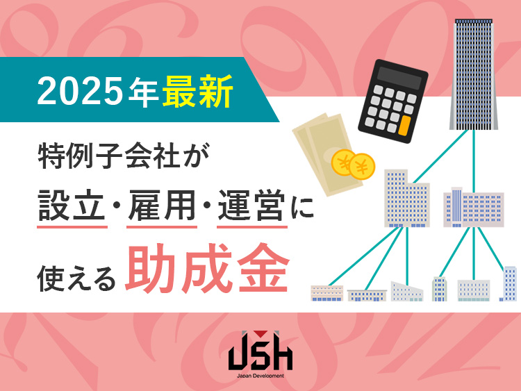 【2025年最新】特例子会社が設立・雇用・運営に使える助成金